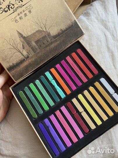 48 цв. художественная master pastel для рисования