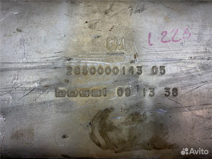 Глушитель Cadillac SRX, 2014