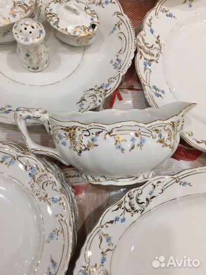 Сервиз столовый незабудки Барановка