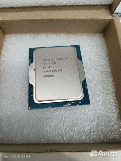 Процессор intel core i3 12100f (новый)