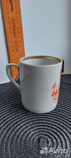 Чашка птица глухарь охота Фарфор Дулево СССР