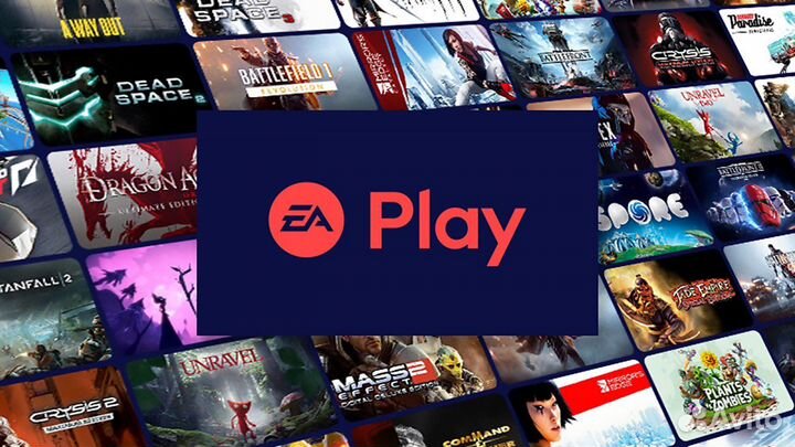 Подписка EA Play каталог 50 игр + FIFA 23