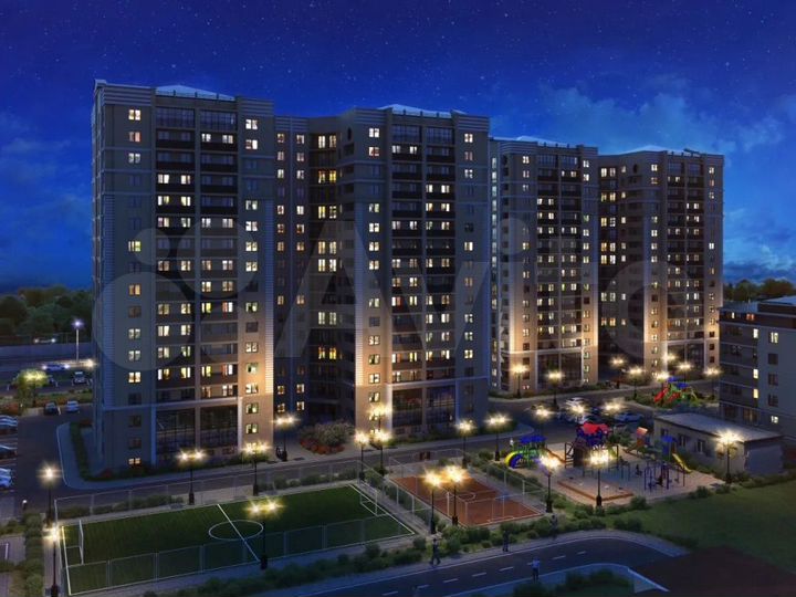 2-к. квартира, 62 м², 16/17 эт.