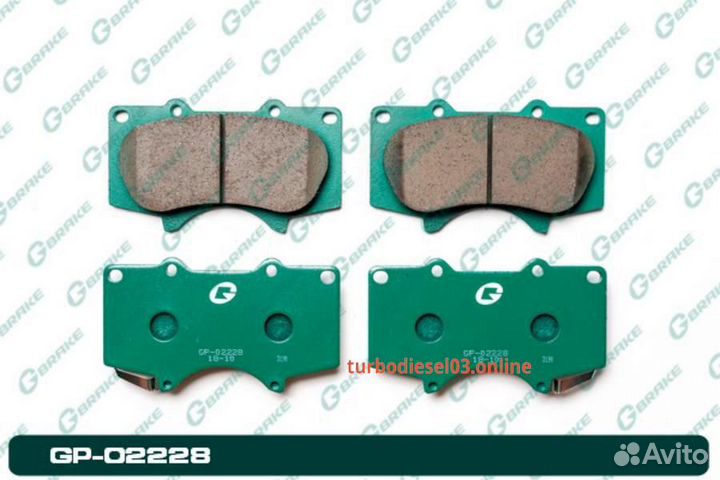 Колодки G-brake GP-02228 GP02228 G-brake