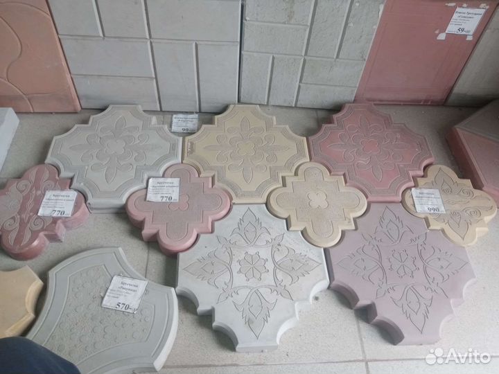 Тротуарная плита 40х40, 50х50