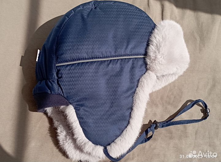 Шапка-ушанка зима 48-50р-р нов сост
