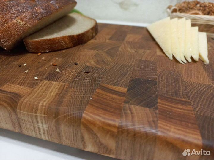 Торцевая разделочная доска из дуба