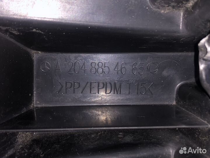 Кронштейн переднего бампера mercedes c204