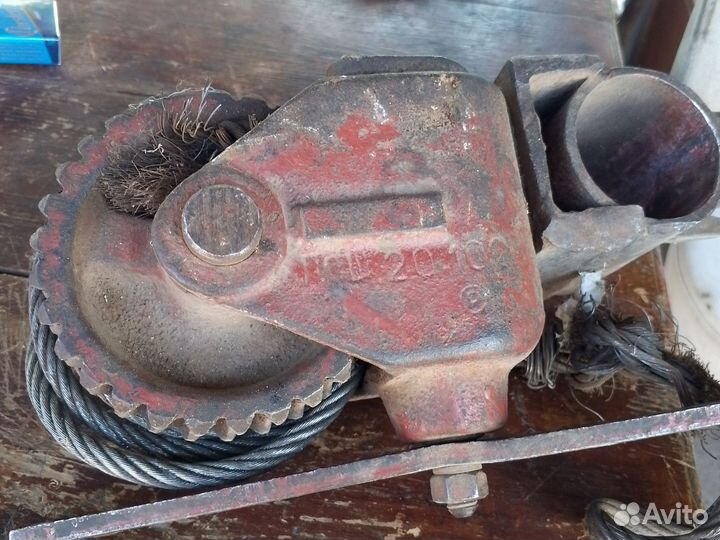 Лебедка ручная рычажная СССР