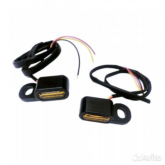 Поворотники на вилку 45 70 мм LED на мотоцикл мото