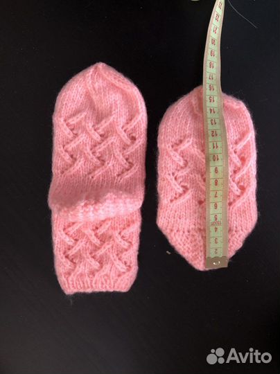 Носки шерстяные вязаные детские