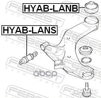 Сайлентблок hyab-lanb hyab-lanb Febest