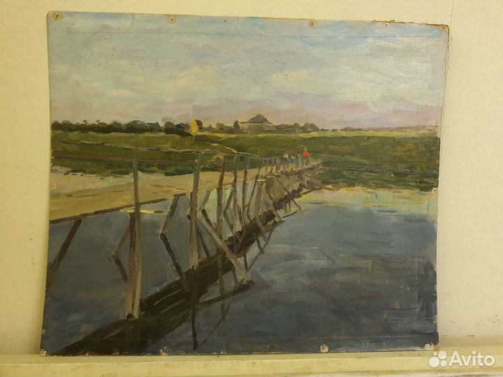 Картина, на мосту, Н.С.Сергеев