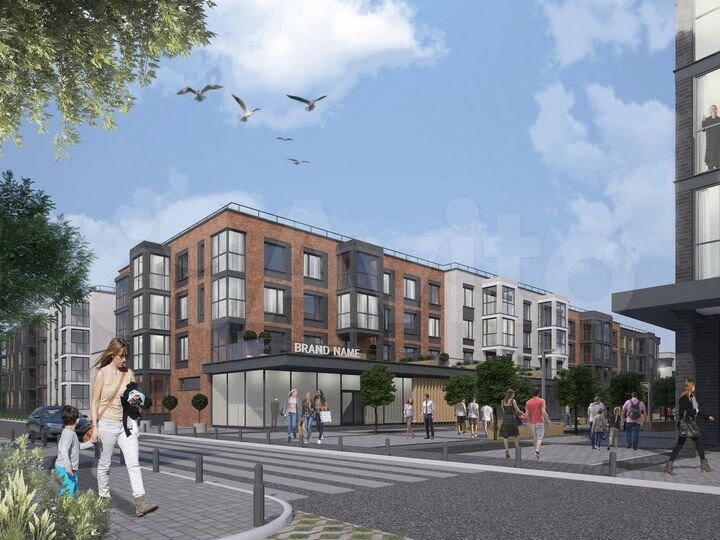 2-к. квартира, 65,3 м², 1/4 эт.