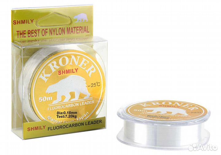 Леска Kroner Fluorocarbon 30м