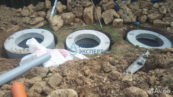 Септик под ключ монтаж за 1 день без предоплаты