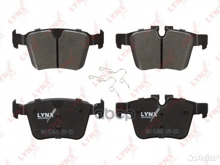 Колодки тормозные дисковые зад BD5365 lynxauto