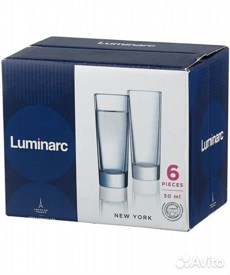 Набор стопок New York 50 мл, 6 шт. Luminarc