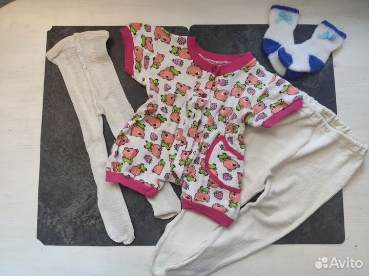 Вещи пакетом на девочку 68-74-80