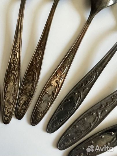Мельхиоровые новые чайные ложки