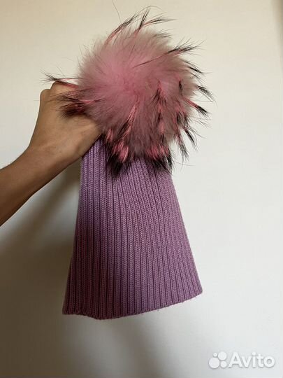 Помпоны натуральный мех 16