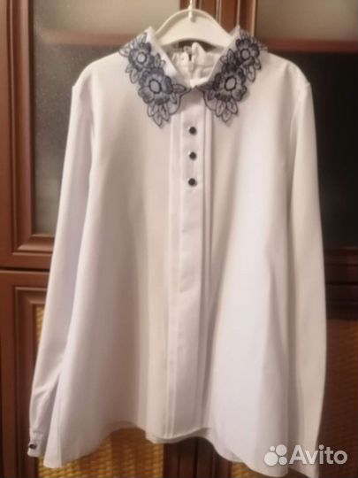 Блузка для девочки школьная