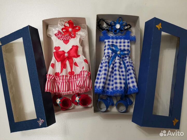 Подарочные наборы с одеждой и обувью для куклы Пао