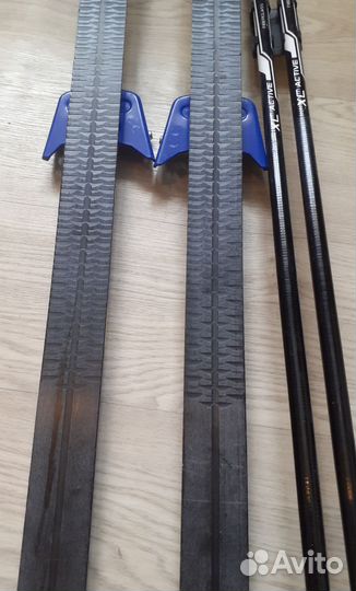 Лыжи+крепления+палки+чехол