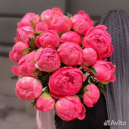 Букет пионов цветы с доставкой 24/7