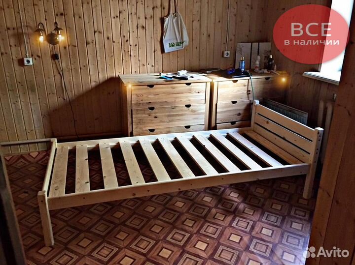 Кровать односпальная двуспальная с матрасом