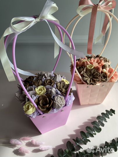 Букет из шоколадных цветов