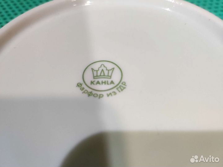 Тарелка фарфор ГДР kahla
