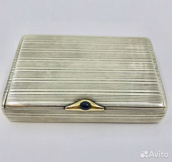 Портсигар наградной Серебро 84 проба Редкий