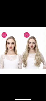 Волосы на заколках искусственные