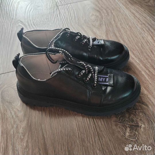 Лоферы для девочки 34 размер