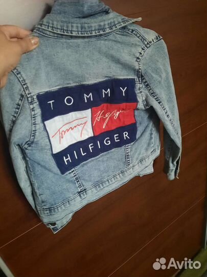 Джинсовый костюм для мальчика 104- 110