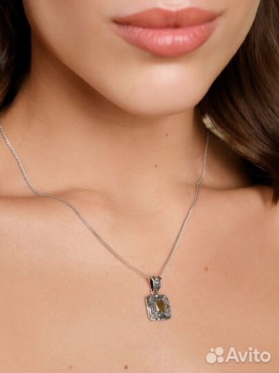 Подвеска из серебра и золота eilat новая