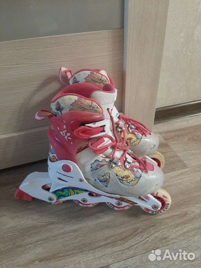 Роликовые коньки детские раздвижные