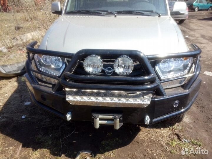 Передний бампер Гладиатор с кенгурином УАЗ Патриот