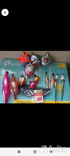 Елочные игрушки СССР