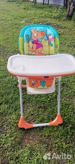 Стульчик для кормления chicco polly