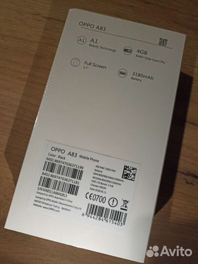 OPPO A83, 4/64 ГБ