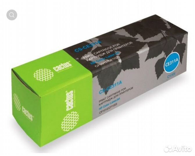 Картридж CS-CE310A, CB541A Cactus для HP