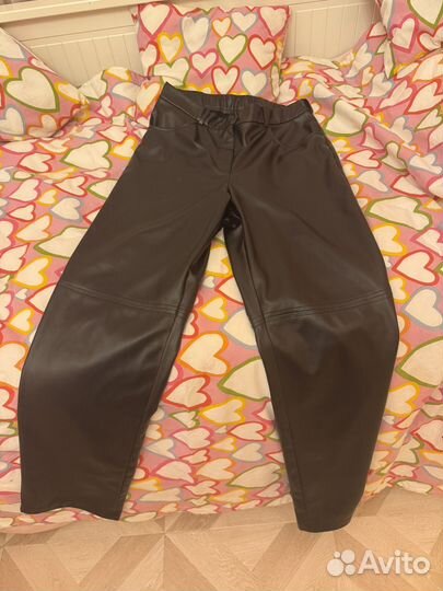 Брюки кожаные женские 48/50