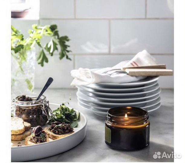 Ароматическая свеча в банке IKEA praktronn