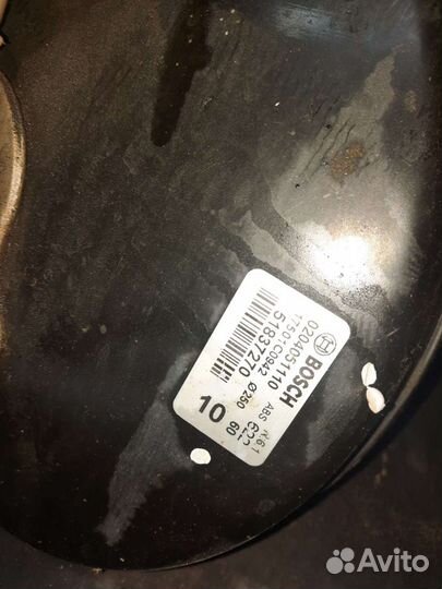 Вакуумный усилитель с гтц fiat linea