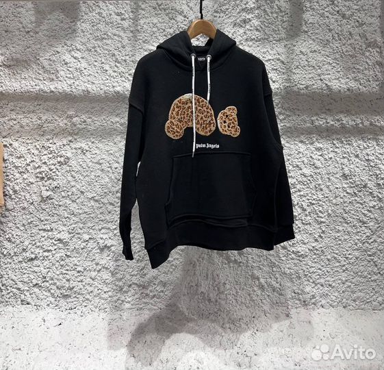 Худи Palm Angels 2023 leopard XL оверсайз