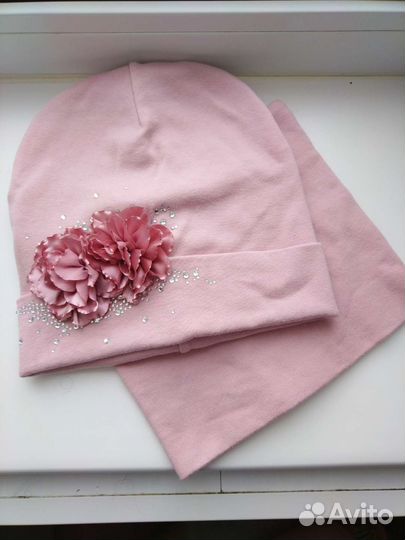 Шапка для девочки весна