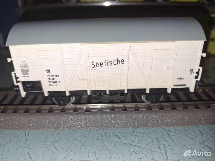 Железная дорога Рiko,двухосные рефрижераторы ГДР