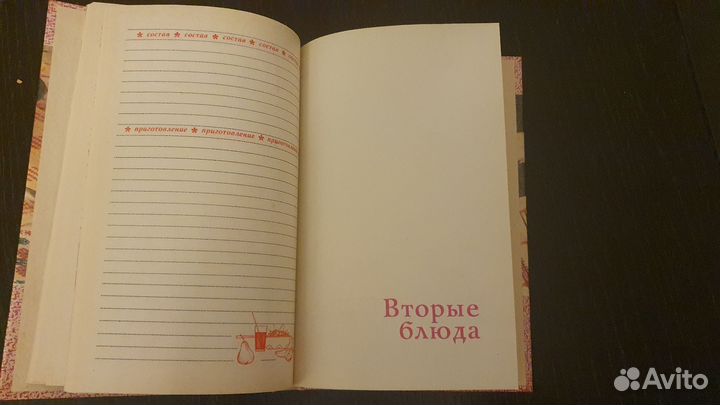 Книга для записи кулинарных рецептов